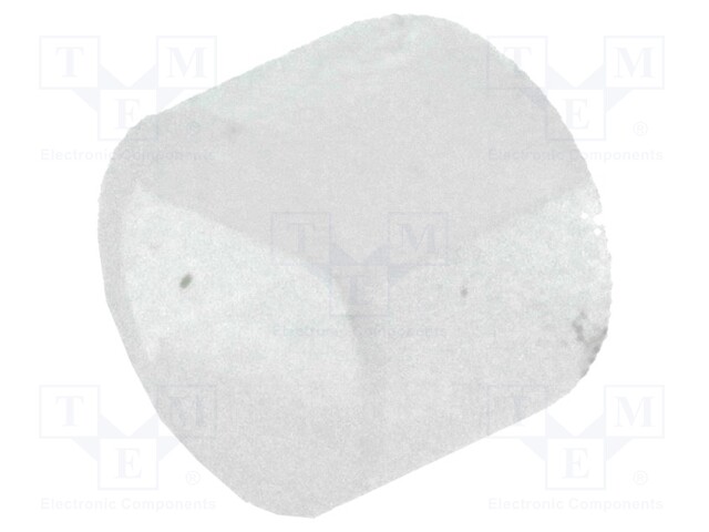 Spacer sleeve; LED; Øout: 4mm; ØLED: 3mm; L: 3mm; natural; UL94V-2