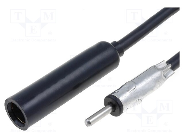 Extension cable for antenna; DIN socket,DIN plug; 3m