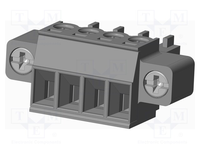 Connector: pluggable terminal block; plug; female; straight; grey