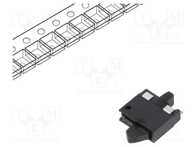 Switch: detecting; Pos: 2; SPST; 0.01A/5VDC; 50000cycles; 500mΩ