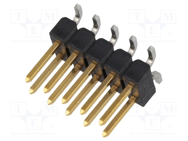 Pin header; pin strips; AMPMODU MOD II; male; PIN: 10; vertical