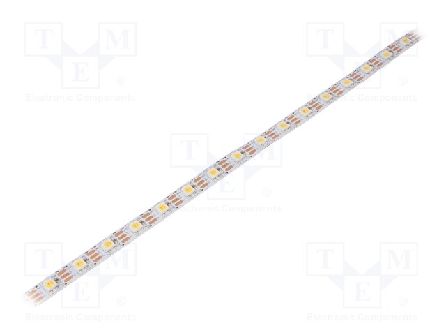 Programmable LED tape; RGB; 5050; 5V; LED/m: 60; 10mm; white PCB
