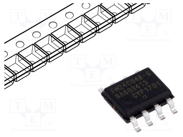 FRAM memory; FRAM; I2C; 512x8bit; 4.5÷5.5VDC; 1MHz; SO8; serial