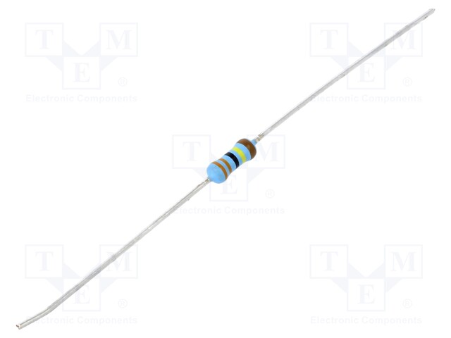 Resistor: thin film; THT; 3.3MΩ; 600mW; ±5%; Ø2.5x6.5mm; 50ppm/°C