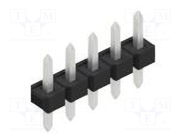 Connector: pin strips; pin header; male; PIN: 5; 2.54mm; THT; 1x5