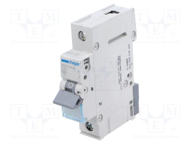 Circuit breaker; 230/400VAC; Inom: 40A; Poles: 1; DIN; Charact: B