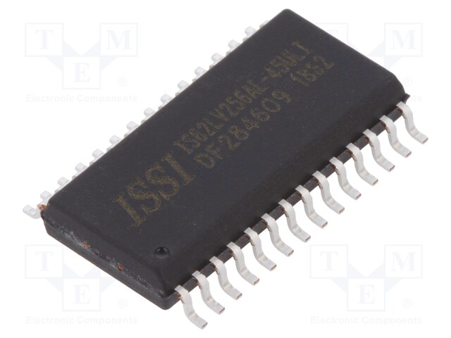 SRAM memory; SRAM; 32kx8bit; 3.3V; 45ns; SOP28; parallel; -40÷85°C