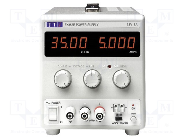 Power supply: laboratory; Channels: 1; 0÷35VDC; 0÷5A; Plug: EU,UK