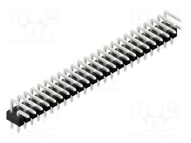 Connector: pin strips; pin header; male; PIN: 48; 2.54mm; THT; 2x24