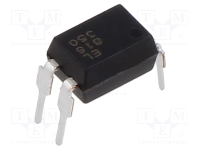 Optocoupler; THT; Ch: 1; OUT: transistor; Uinsul: 5kV; Uce: 80V; DIP4