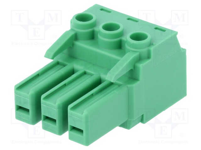 Pluggable terminal block; 7.62mm; ways: 3; straight; plug; female