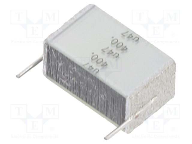 Capacitor: polyethylene; 470nF; THT; ±10%; Pitch: 15mm; 400VDC