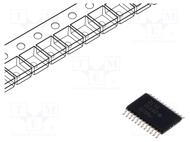 IC: interface; I/O expander; 1.65÷5.5VDC; I2C,SMBus; SMD; TSSOP24