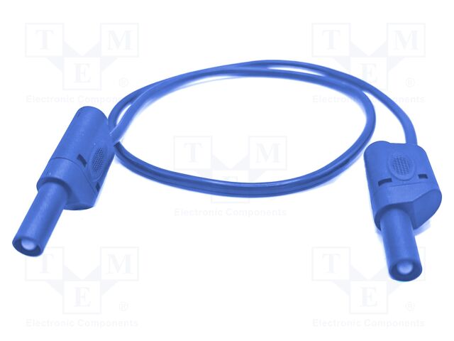 Test lead; 32A; banana plug 4mm,both sides; Urated: 1kV; Len: 2m