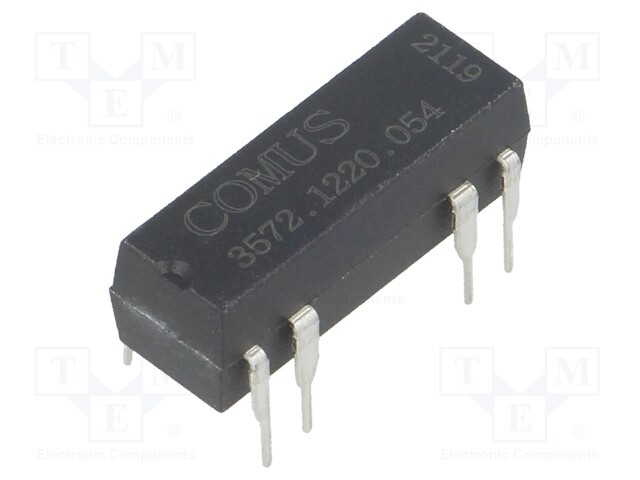 Relay: reed; DPST-NO; Ucoil: 5VDC; 500mA; max.150VDC; 10W; THT; DIP14