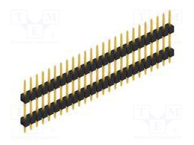 Connector: pin strips; pin header; male; PIN: 25; 2.54mm; THT; 1x25