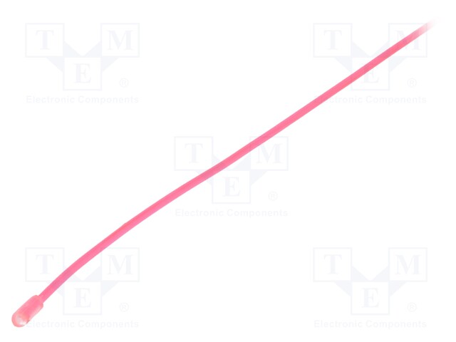 EL wire; Colour: pink; 20÷220V; 360°; Storage temp: -10÷60°C