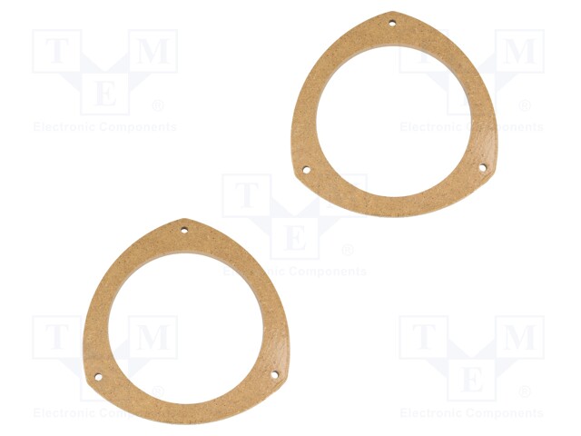 Spacer ring; MDF; 130mm; Opel; impregnated,varnished