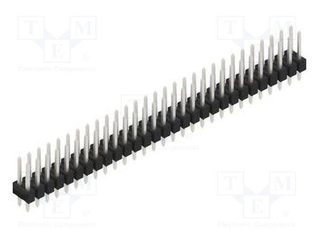 Connector: pin strips; pin header; male; PIN: 58; 2.54mm; THT; 2x29