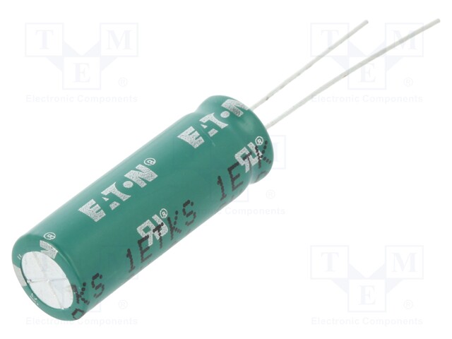 Capacitor: electrolytic; supercapacitor; 10F; 2.7VDC; ESR: 34mΩ