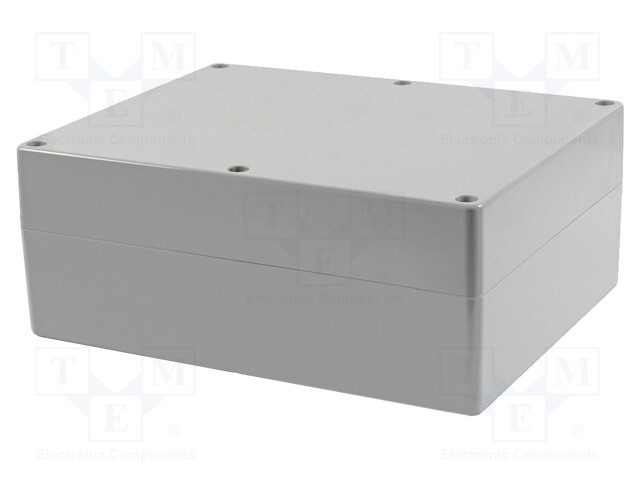 Enclosure: multipurpose; X: 240mm; Y: 300mm; Z: 120mm; 1555; grey