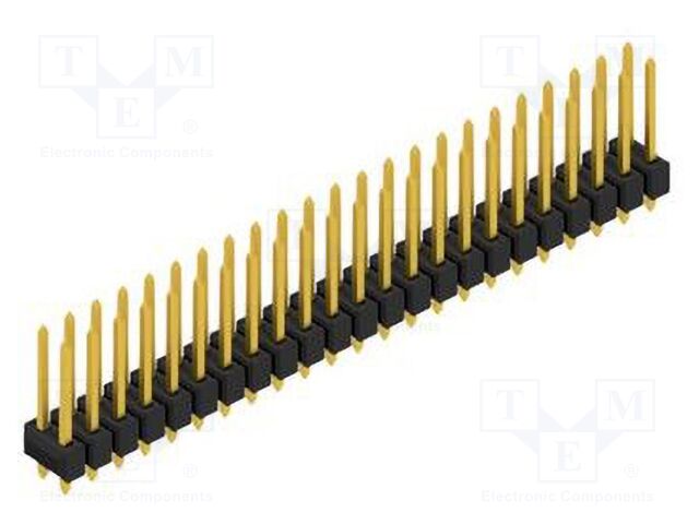 Connector: pin strips; pin header; male; PIN: 46; 2.54mm; THT; 2x23