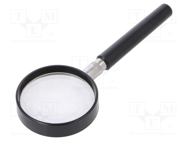 Hand magnifier; Mag: x5; Lens diam: 50mm