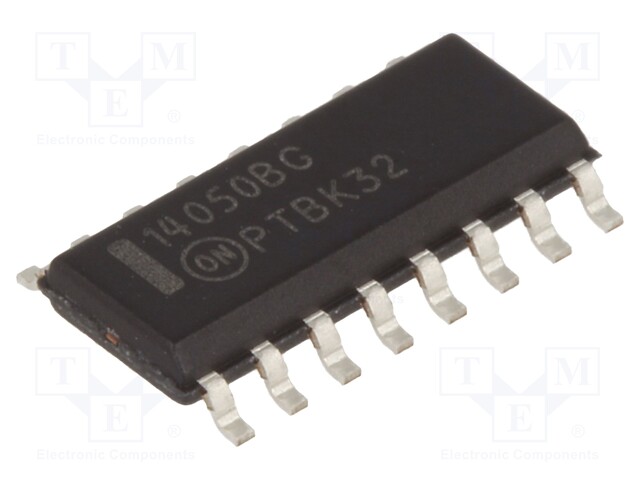 IC: digital; buffer; Channels: 6; IN: 1; SMD; SO16; 3÷18VDC; -55÷125°C