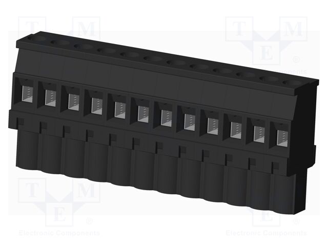 Connector: pluggable terminal block; plug; female; angled 90°