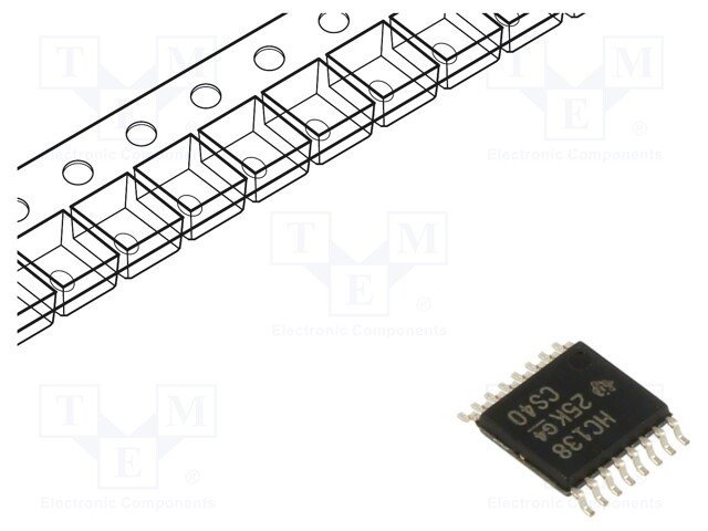 3 TO 8 LINE DECODER/DMUX, TSSOP-16