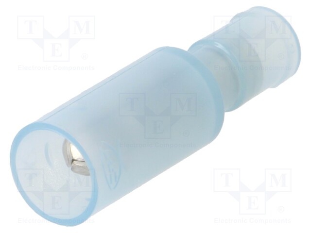 Terminal: round; male; Ø: 4mm; 2mm2; crimped; for cable; insulated