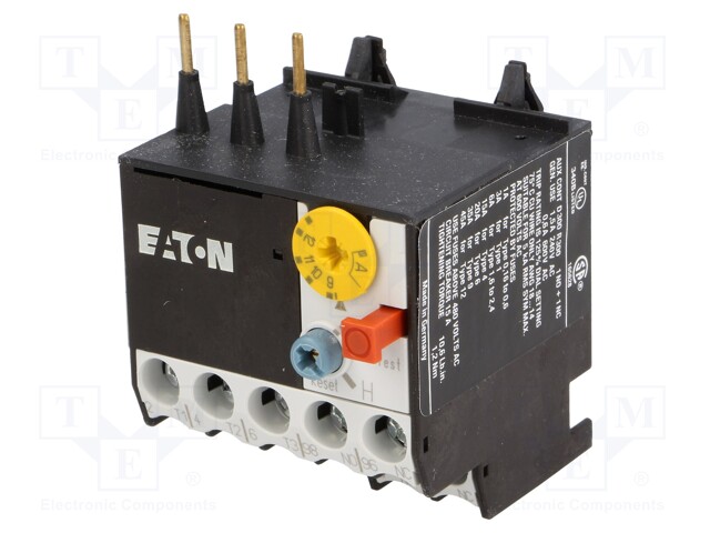 Thermal relay; Series: DILEEM,DILEM; Leads: screw terminals