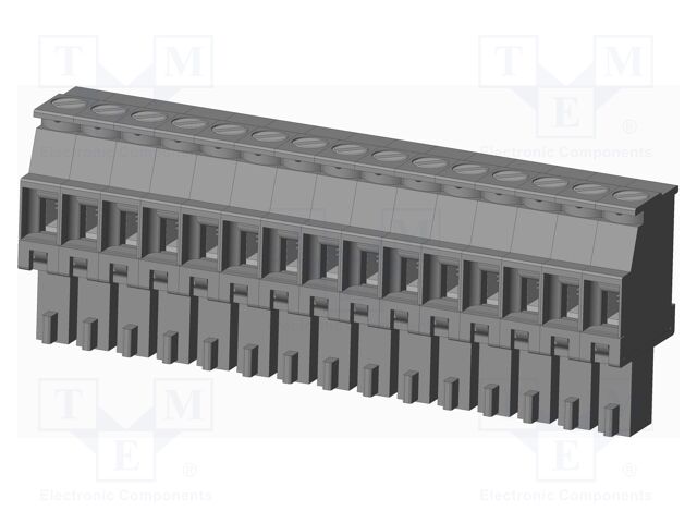 Connector: pluggable terminal block; plug; female; angled 90°