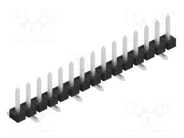 Connector: pin strips; pin header; male; PIN: 15; 2.54mm; SMT; 1x15