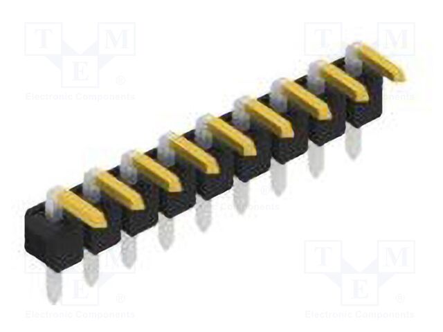Connector: pin strips; pin header; male; PIN: 9; 2.54mm; THT; 1x9