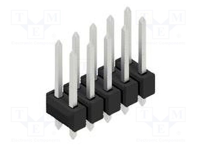 Connector: pin strips; pin header; male; PIN: 10; 2.54mm; THT; 2x5