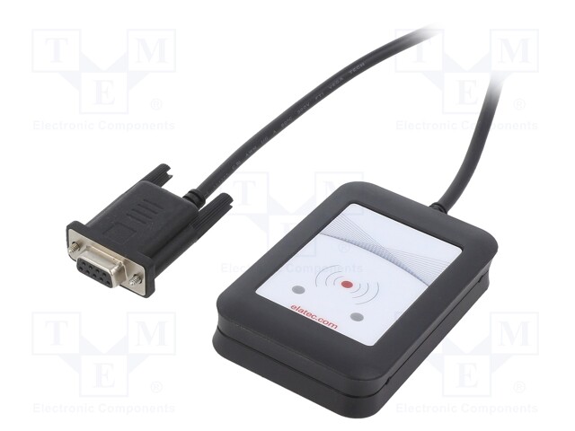 RFID reader; 4.3÷5.5V; RS232; Range: 100mm; 88x56x18mm; 140mA
