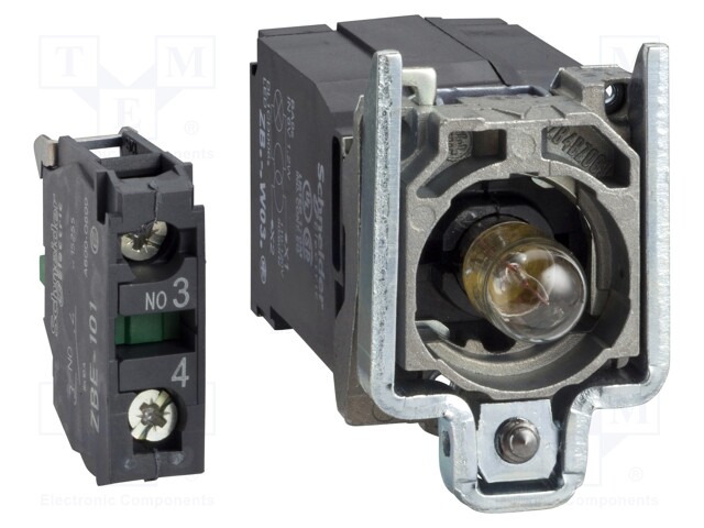 Illuminating unit; 22mm; Harmony XB4; -25÷70°C; Illumin: BA9S