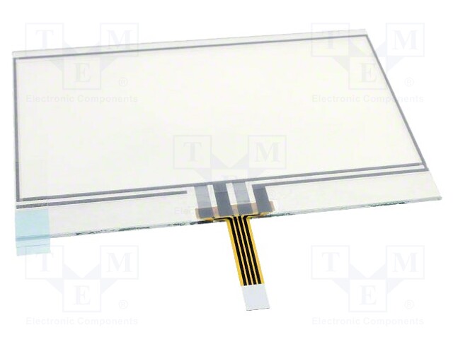 Touch panel; Dim: 93.9x63.1mm; 90x46.7mm; PIN: 4; Layout: 1x4