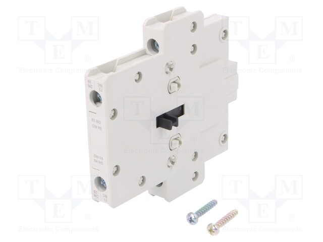 Auxiliary contacts; Series: CEM; Leads: screw terminals