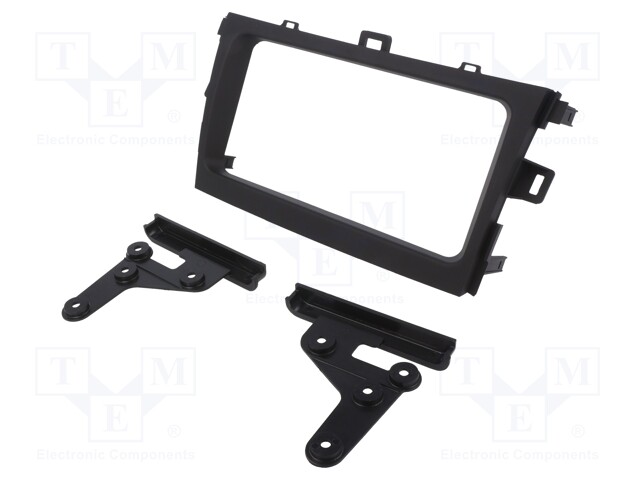 Radio mounting frame; Toyota; 2 DIN; matt black