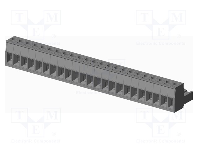 Connector: pluggable terminal block; plug; female; straight; grey