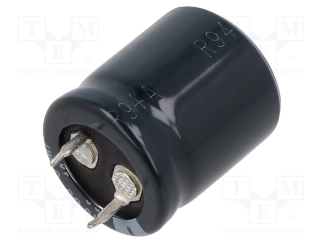 Capacitor: electrolytic; SNAP-IN; 100uF; 400VDC; Ø22x25mm; ±20%