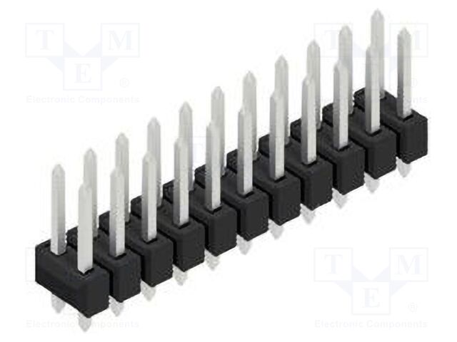 Connector: pin strips; pin header; male; PIN: 22; 2.54mm; THT; 2x11