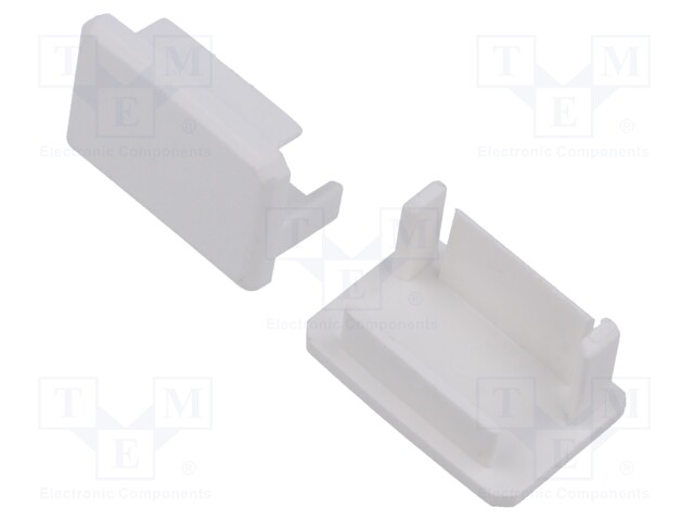 Cap for LED profiles; white; SILER