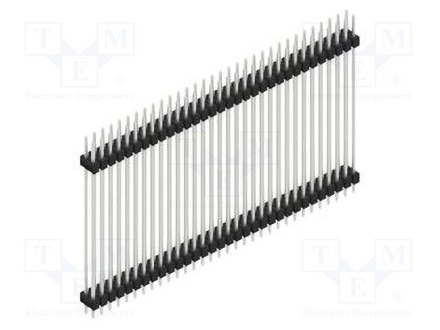 Connector: pin strips; pin header; male; PIN: 64; 2.54mm; THT; 2x32
