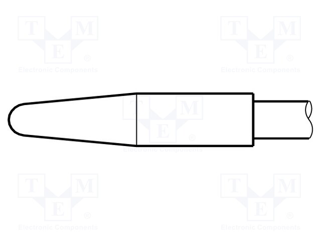 Tip; conical; 3mm; longlife
