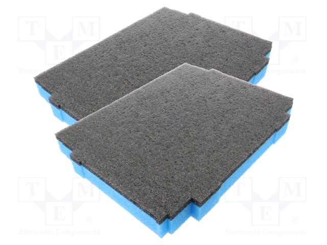 Accessories: foam insert; 386x286x40mm; MAKITA,toolbox; 2pcs.