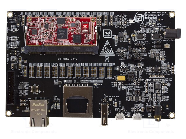 Dev.kit: ARM NXP; CAN,Ethernet,SD,UART,USB; In the set: EAC00295