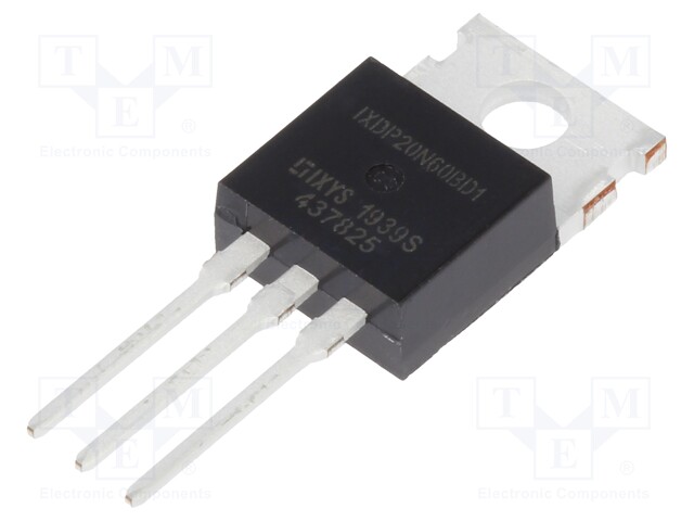 Transistor: IGBT; NPT; 600V; 20A; 140W; TO220-3